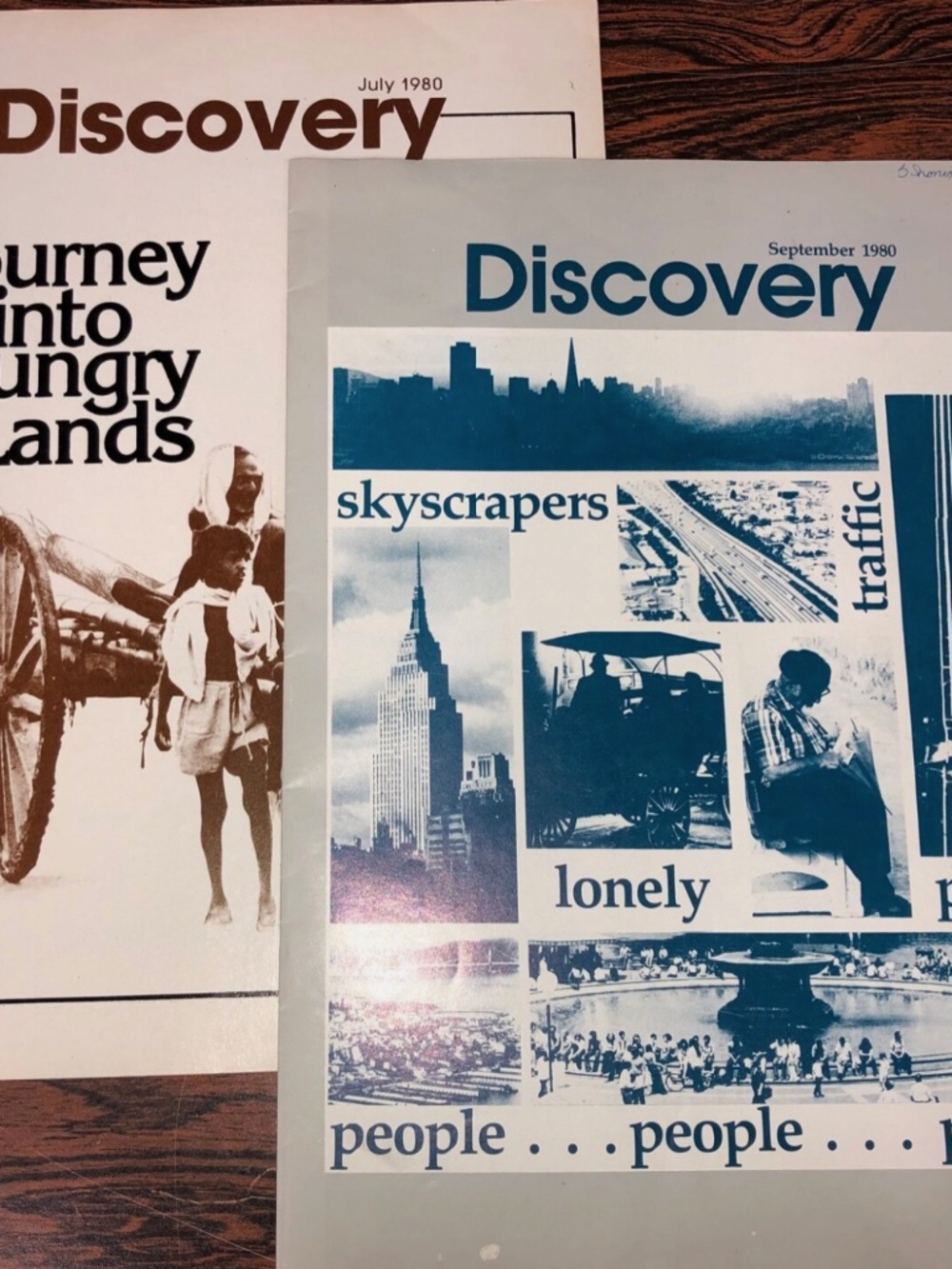 VTG 1980 Lot of 2 DISCOVERY Children's Baptist Christian Missionary Magazines